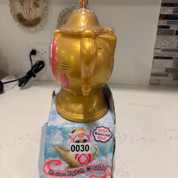 Magic Mixies Magic Genie Lamp Interactive 8" Pink Plush The Real Misting Lamp - Picture 7 of 11